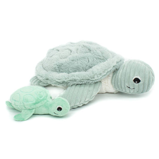 Les Ptipotos, Tilly The Turtle Mum & Baby Mint - Plush Toy