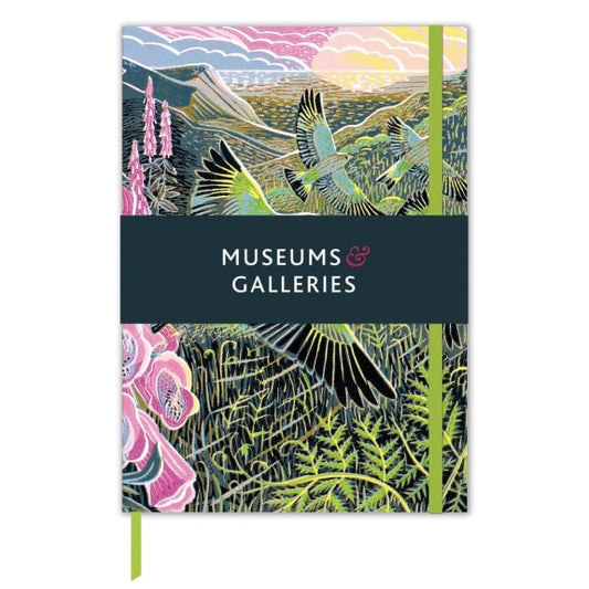 Museums and Galleries, Deluxe Journal, Foxglove and Finches