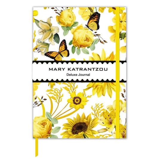 Museums and Galleries, Deluxe Journal, Yellow Butterflies