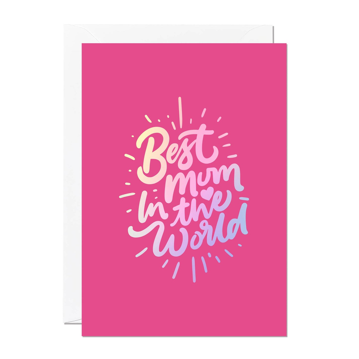 Ricicle Cards - Best Mum in the World | Mother's Day Card | Greeting | Gift