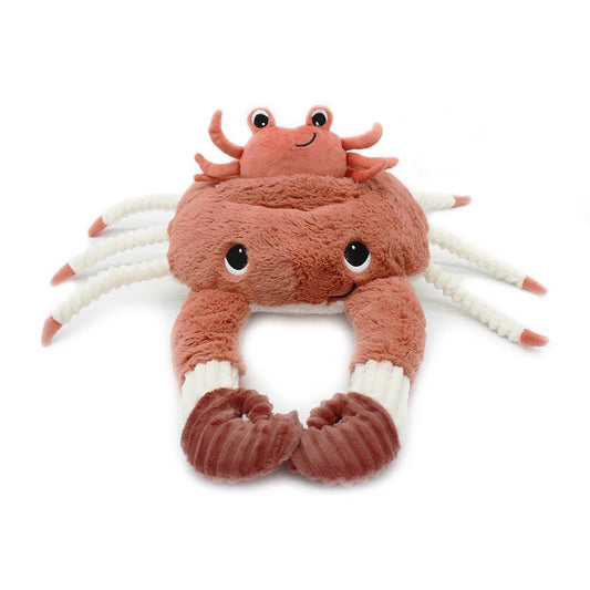 Les Ptipotos, Colin The Crab Mum & Baby Terracotta - Plush Toy
