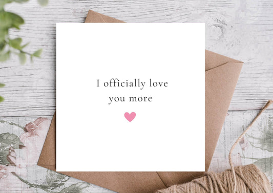 Love & Romance, I officially love you more