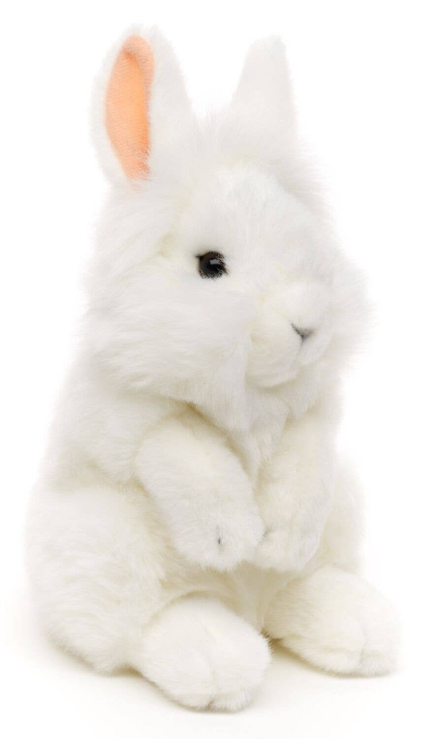 Angora rabbit, standing (white) - cuddly/plush toy