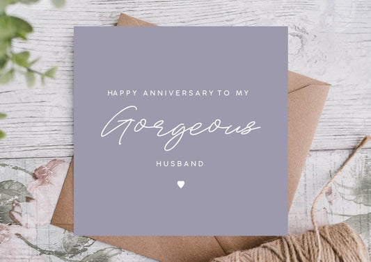 Happy Anniversary to my gorgeous Husband