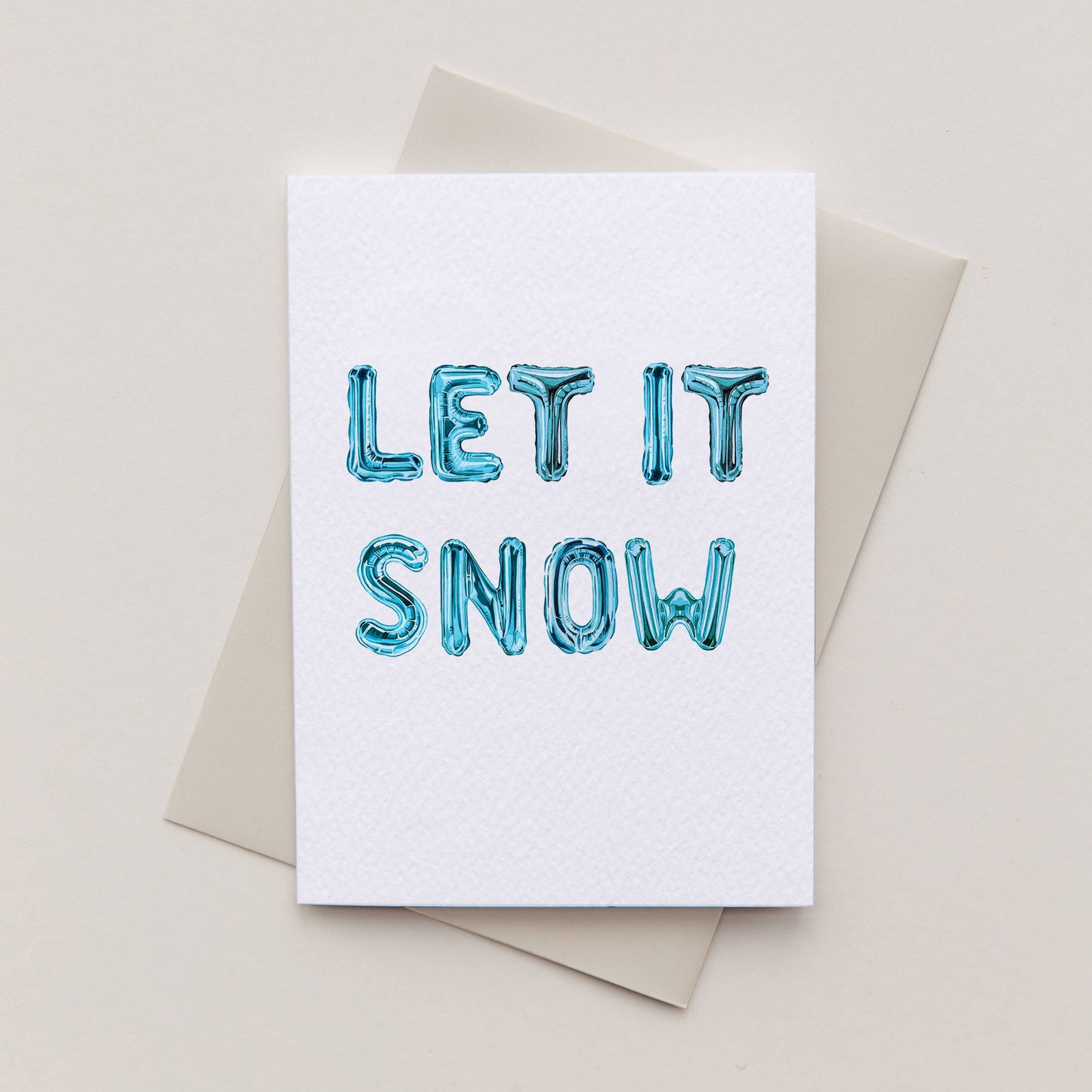 Card, Sophie Brabbins, Let it Snow Balloon Christmas Greetings Card