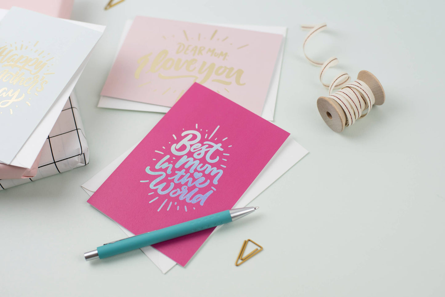 Ricicle Cards - Best Mum in the World | Mother's Day Card | Greeting | Gift