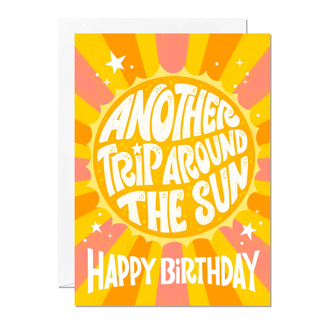 Ricicle Cards - Another Trip Around The Sun | Birthday Card | Greeting Card