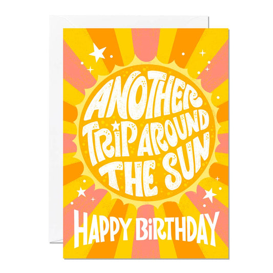 Ricicle Cards - Another Trip Around The Sun | Birthday Card | Greeting Card