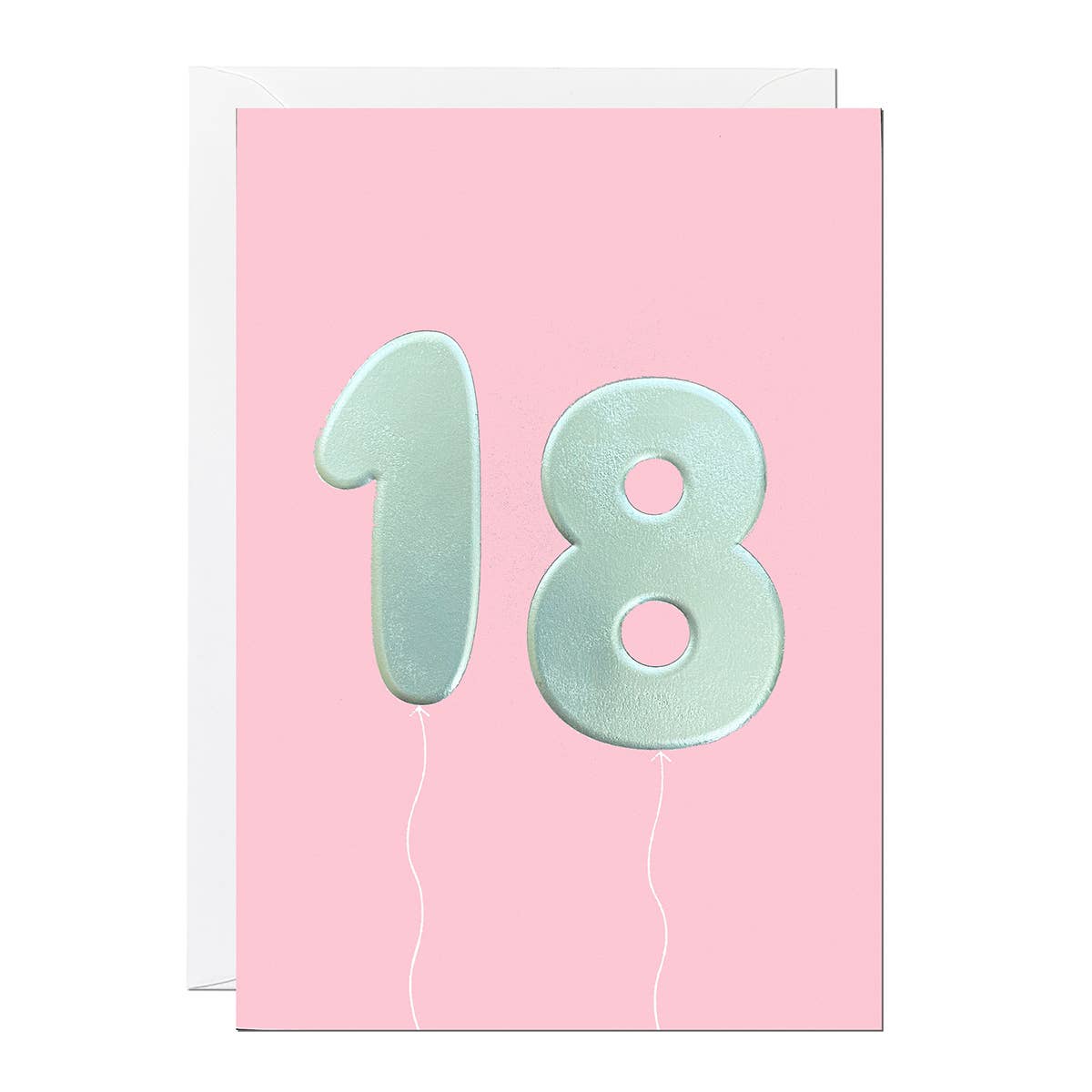 Ricicle Cards - 18th Birthday Card | Milestone Birthday | Balloon | Age Card