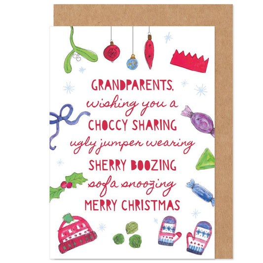 Card, Bow & Bell, Grandparents