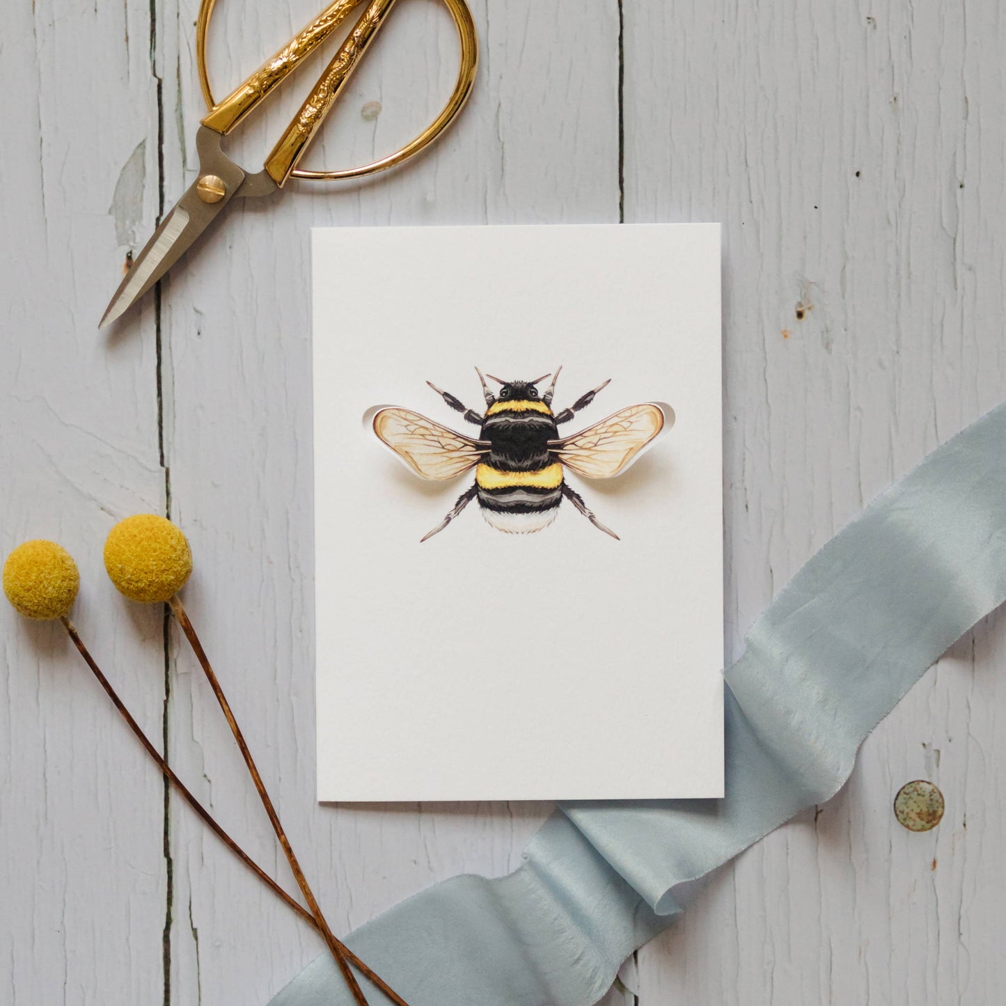 Card, Sophie Brabbins, Bumble Bee Pop Out Greetings Card