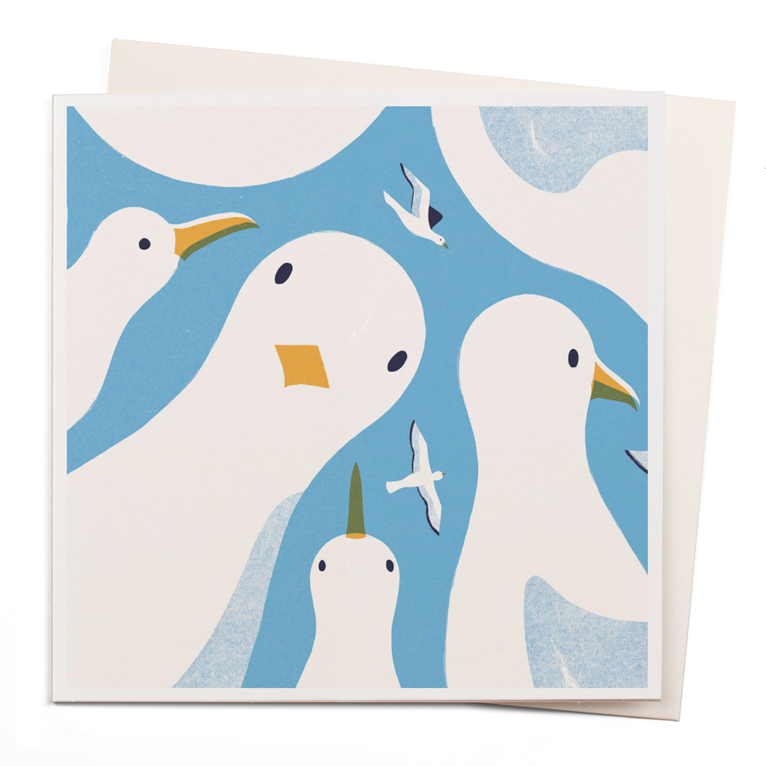 Gull Gang | Art Humour Card