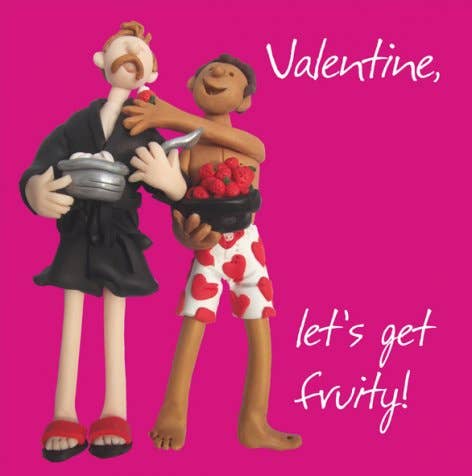 Valentine card - Lets Get Fruity