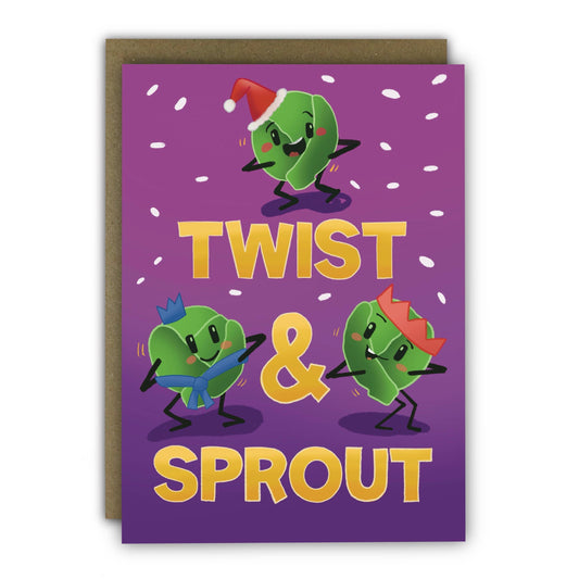 Funny Christmas Card - A6 - Twist & Sprout