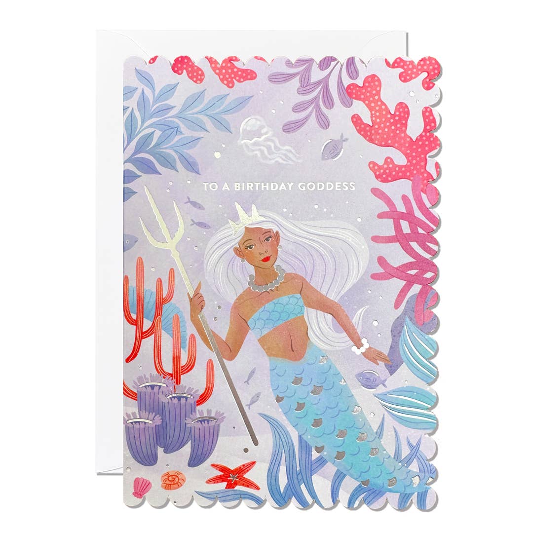 Ricicle Cards - Birthday Goddess | Pretty Birthday Card | For Her | Mermaid