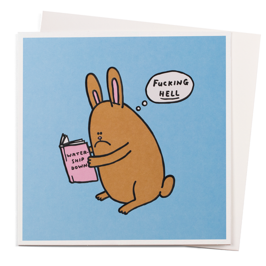 Watership Downer | Art Humour Greeting Card