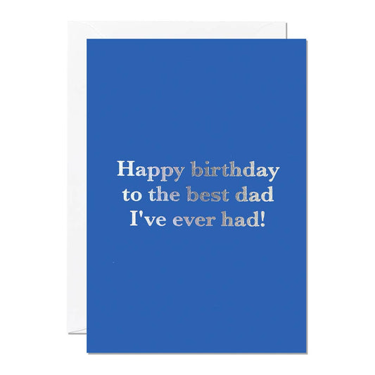 Ricicle Cards - Birthday Best Dad | Funny Greeting Card | For Him | Men
