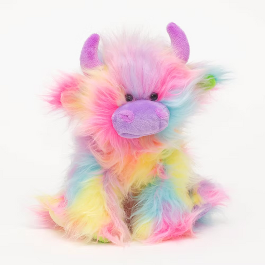 Jomanda, Highland Rainbow Coo Small Plush Toy - 20cm