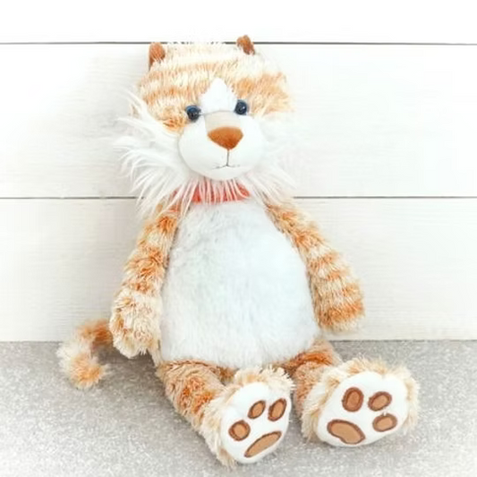 Jomanda, Cat Ginger Small Plush Toy - 20cm