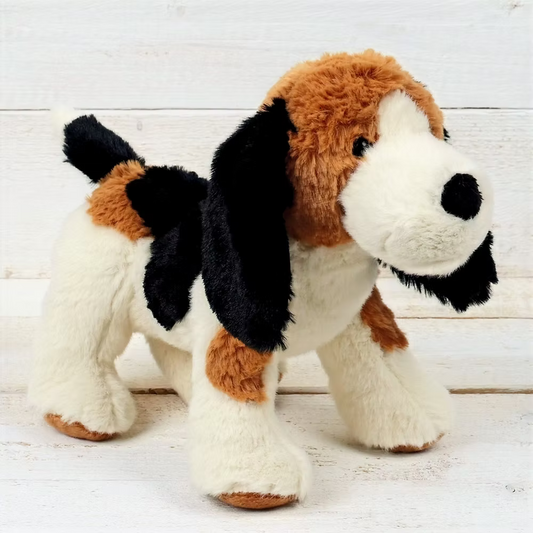 Jomanda, Puppy Dog Beagle Brown & Black Small Plush Toy - 20cm