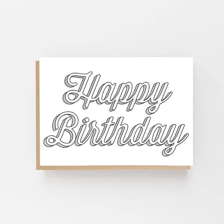 Happy Birthday - Landscape