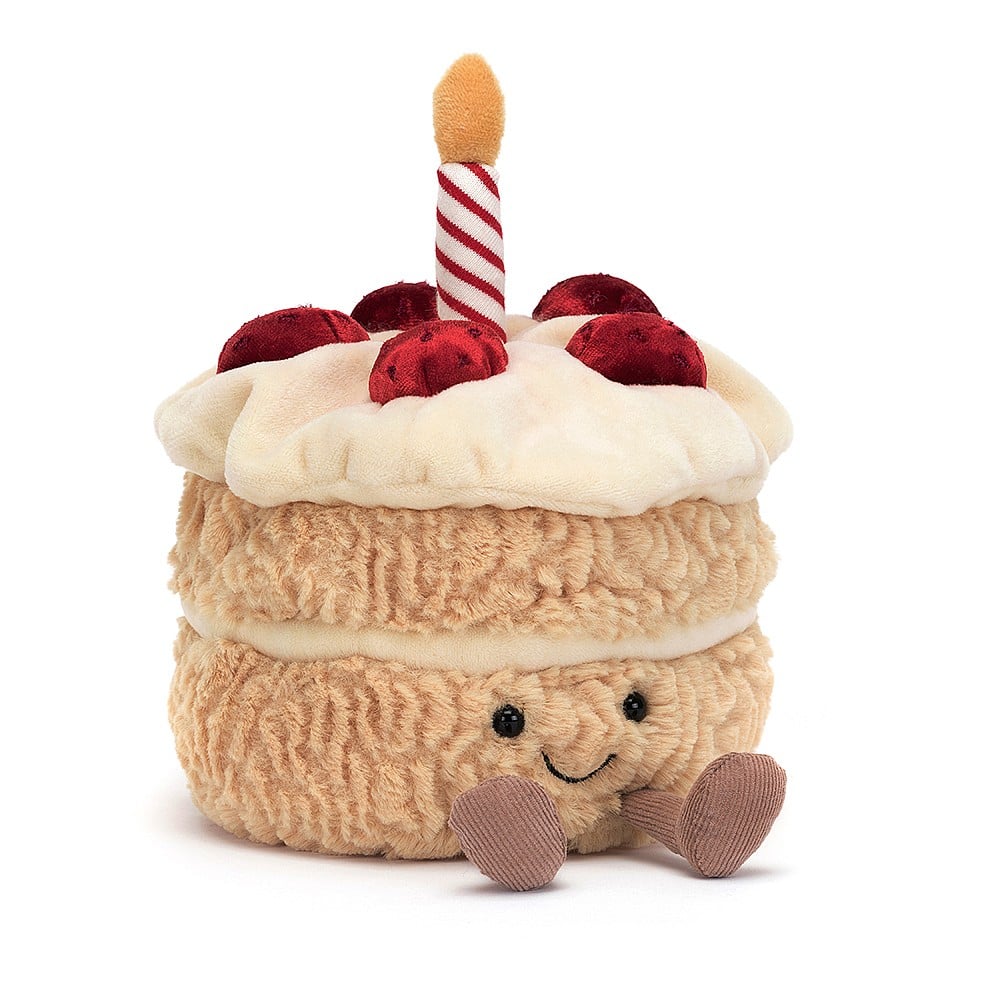 Jellycat. Amusable. Birthday Cake, Food