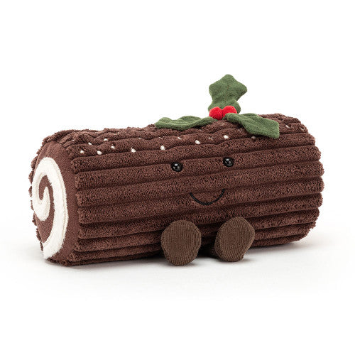 Jellycat Christmas, Amusable Yule Log