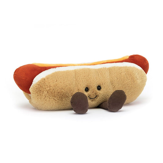 Jellycat. Amusable. Hot Dog, Food