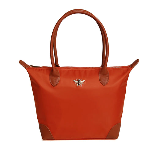 Alice Wheeler London, Shoreditch Tote Bag, Medium, Orange