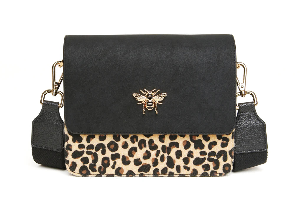Alice Wheeler London, Highbury Crossbody Bag, Leopard