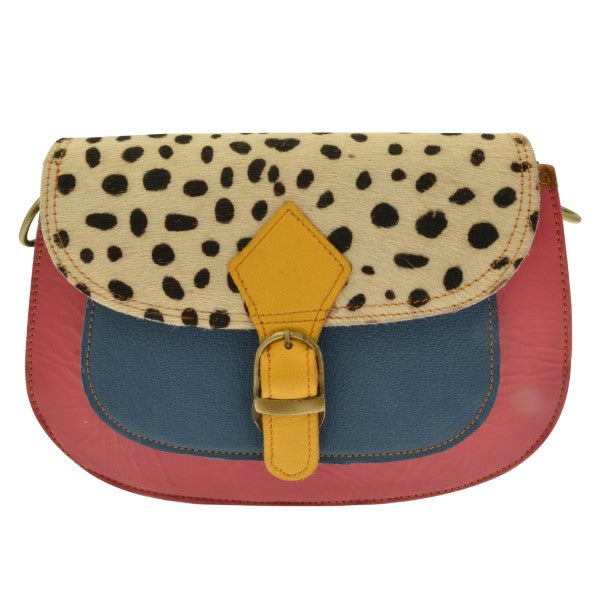 Miss Milly, Arya Print Recycled Leather Handbag