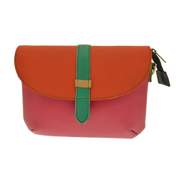 Miss Milly, Laila Plain Recycled Leather Handbag