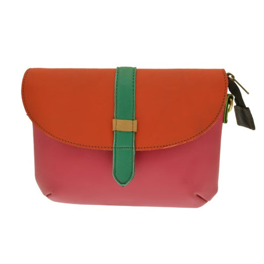 Miss Milly, Laila Plain Recycled Leather Handbag