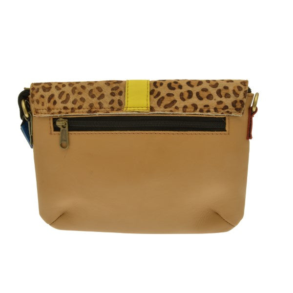 Miss Milly, Laila Print Recycled Leather Handbag