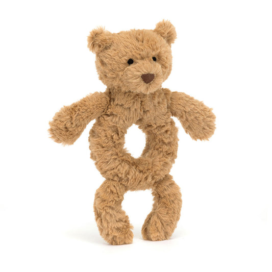 Jellycat, Bartholomew Bear Ring Rattle