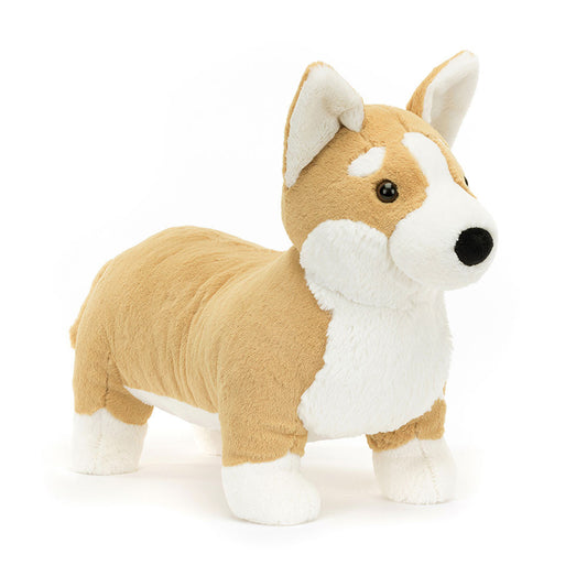 Jellycat, Corgi Sausage Dog, Big