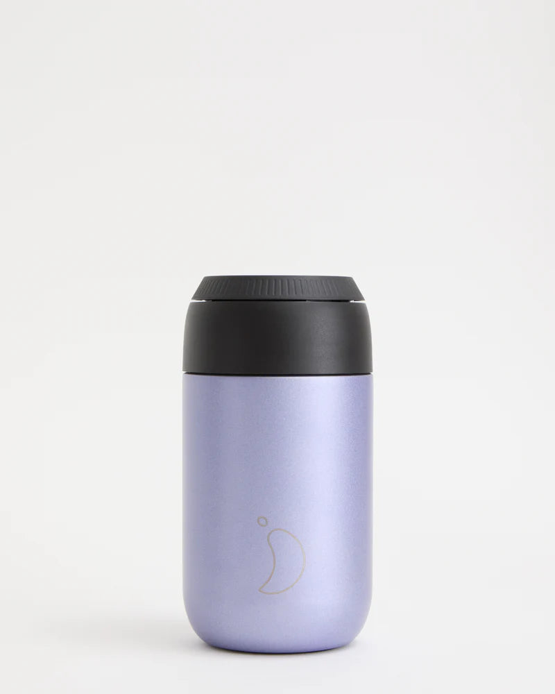 Chilly's, 340ml Coffee Cup, Series 2, Metallic Lavender