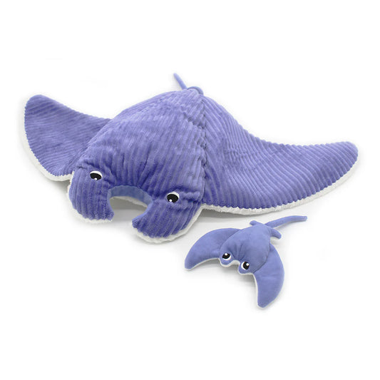 Les Ptipotos, Maggie the Manta Ray Mum & Baby - Plush Toy