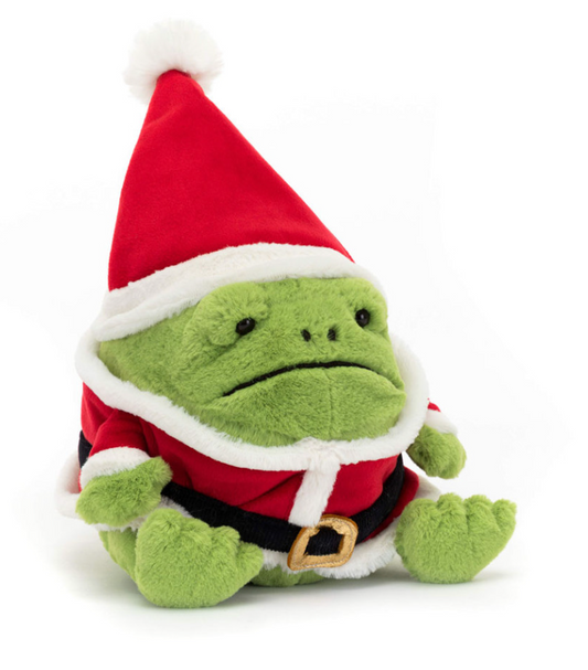 Jellycat, Christmas, Santa Ricky Rain Frog