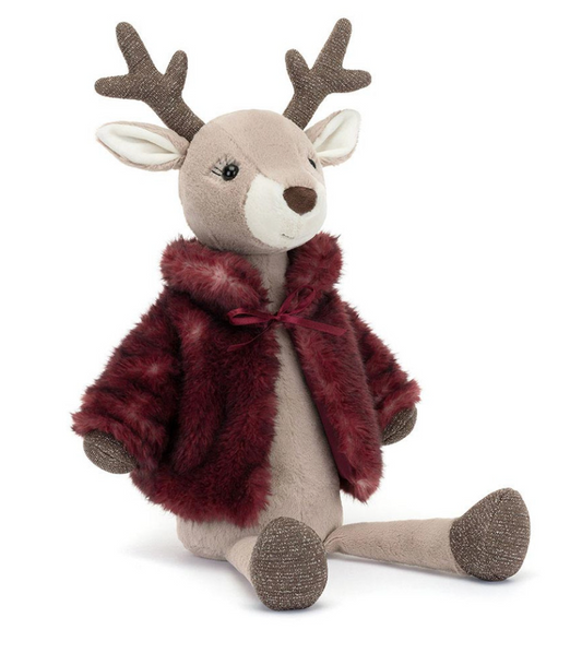 Jellycat, Christmas, Vivien Reindeer