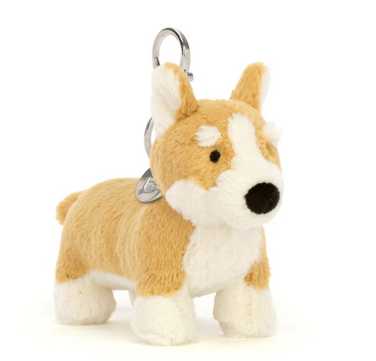 Jellycat, Bag Charm, Betty Corgi