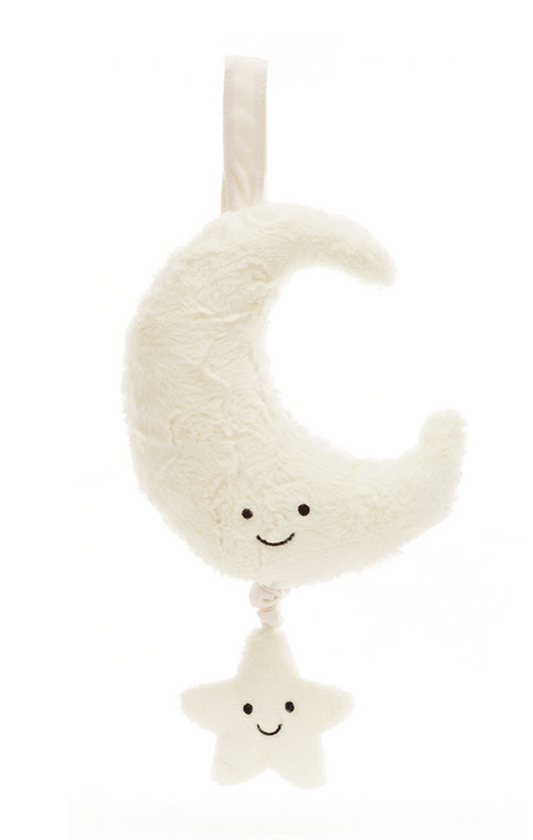 Jellycat, Amusable Moon Musical Pull