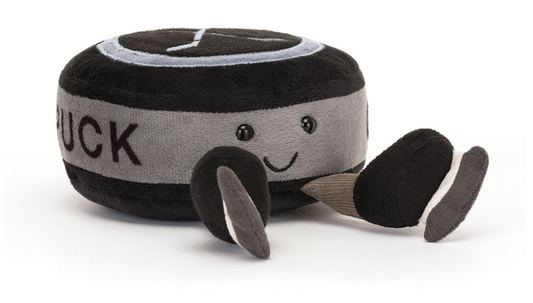 Jellycat, Amusable Sports, Ice Hockey Puck
