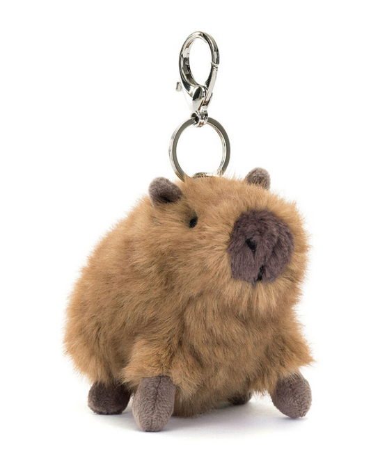Jellycat, Bag Charm, Clyde Capybara