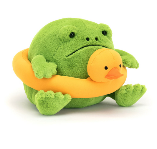 Jellycat, Ricky Rain Frog, Rubber Ring