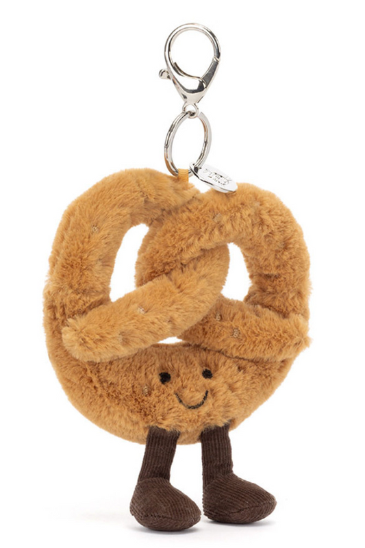 Jellycat, Bag Charm, Amusable Pretzel