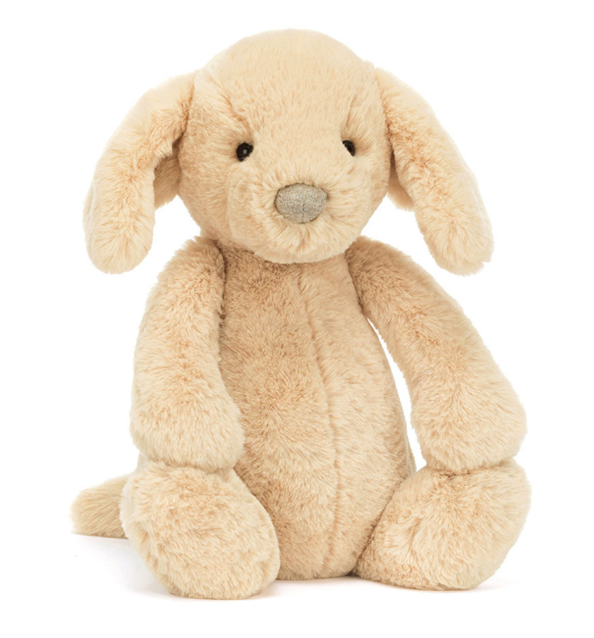 Jellycat, Bashful Luxe Puppy Orlando, Medium