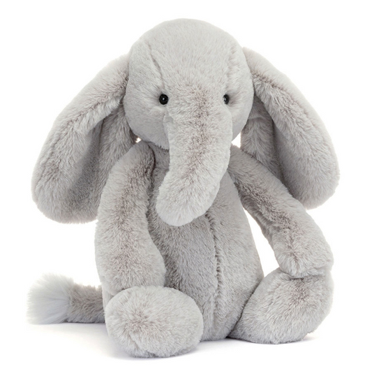 Jellycat, Bashful Luxe Elephant Thuddeus, Medium