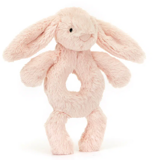 Jellycat, Ring Rattle, Bashful Blush Bunny