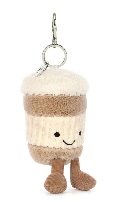 Jellycat, Bag Charm, Coffee-to-go